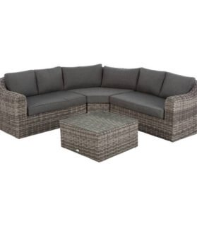 Conjunto de Jardim de Canto MOORÉA 5 Lugares Hespéride