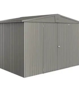 Abrigo de Jardim em Metal 7,20m² Esp. 0,53mm Europa 5 Biohort – Cinzento