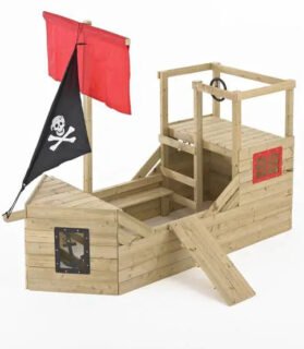 Cabana Barco Pirata em Madeira FSC® GALLEON – TP TOYS – 3 Anos+