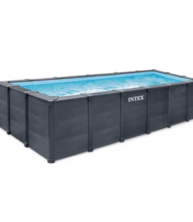 Piscina Tubular Graphite Retangular 6 x 3 x 1,32 m – Intex