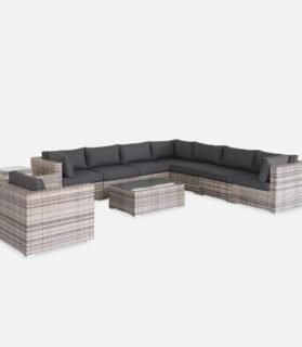 Conjunto de Jardim em Resina Trançada 8-10 Lugares VENEZIA