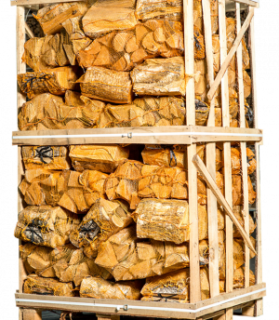 80 sacos de madeira de bétula – 25 cm – 100% seca