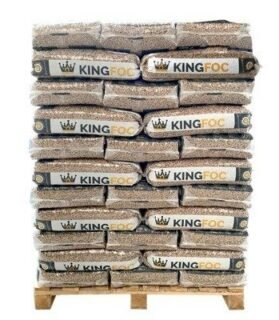 Palete de 77 sacos de pellets KINGFOC