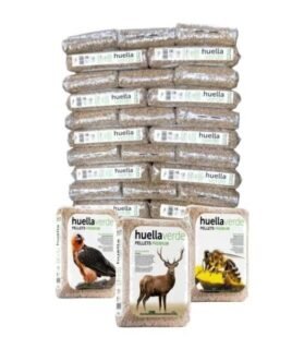 Palete de 77 unidades A1+ de pellet Huella Verde